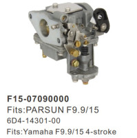 4 STROKE - F9.9/15A, - Carburetor Assembly - 6D4-14301-00 - F15-07090000 - Parsun